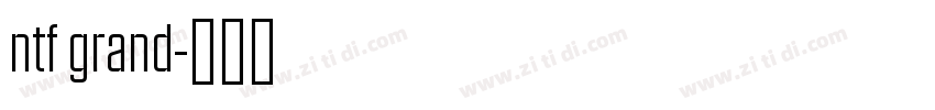 ntf grand字体转换